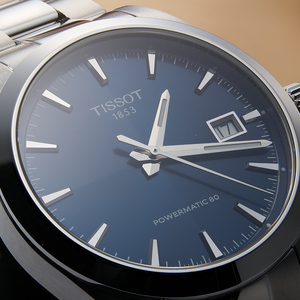 Tissot Gentleman 38mm - Blue on Bracelet T1658071104100 - caseback
