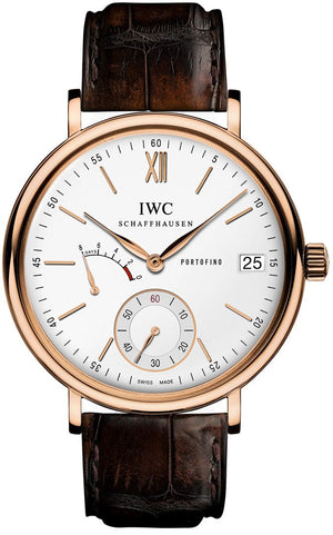 IWC Portofino Hand Wound Eight Days 45mm iw510107 - three-quarter view