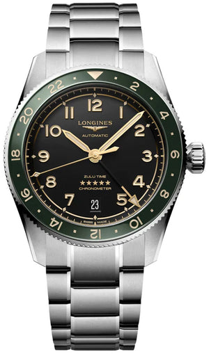 Longines Spirit Zulu Time 39mm L3.802.4.63.6 - three-quarter view