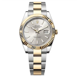 Rolex Datejust 41mm Steel and Yellow Gold 126333 Champagne Diamond Oyster - alternate view 3