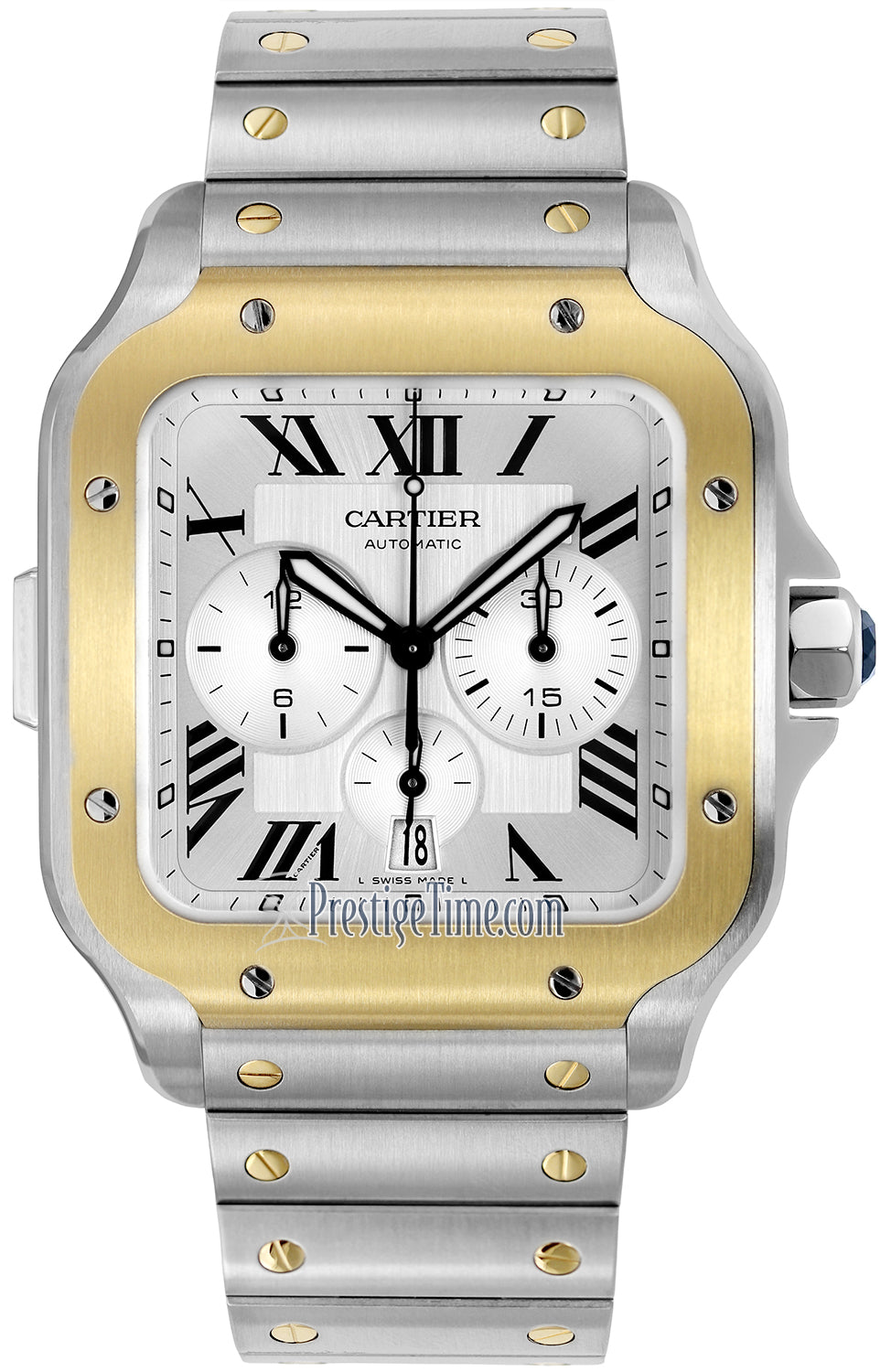 Cartier Santos De Cartier Chronograph w2sa0008 - front view